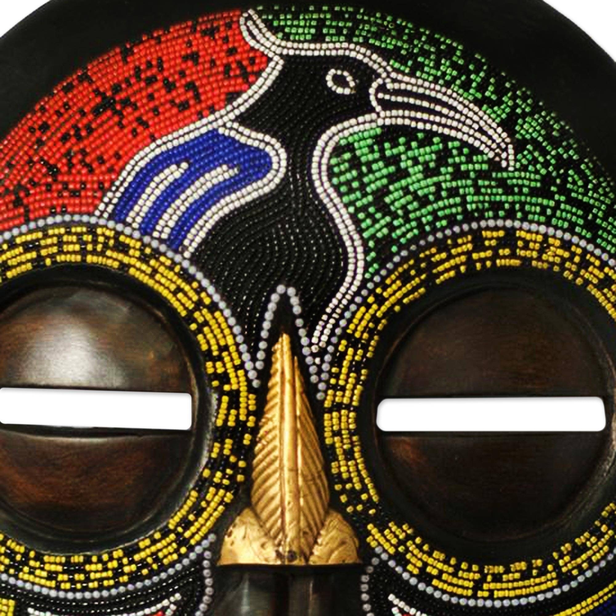 Handmade Jigida Beauty Hausa Wood Mask (Ghana) - Bed Bath & Beyond