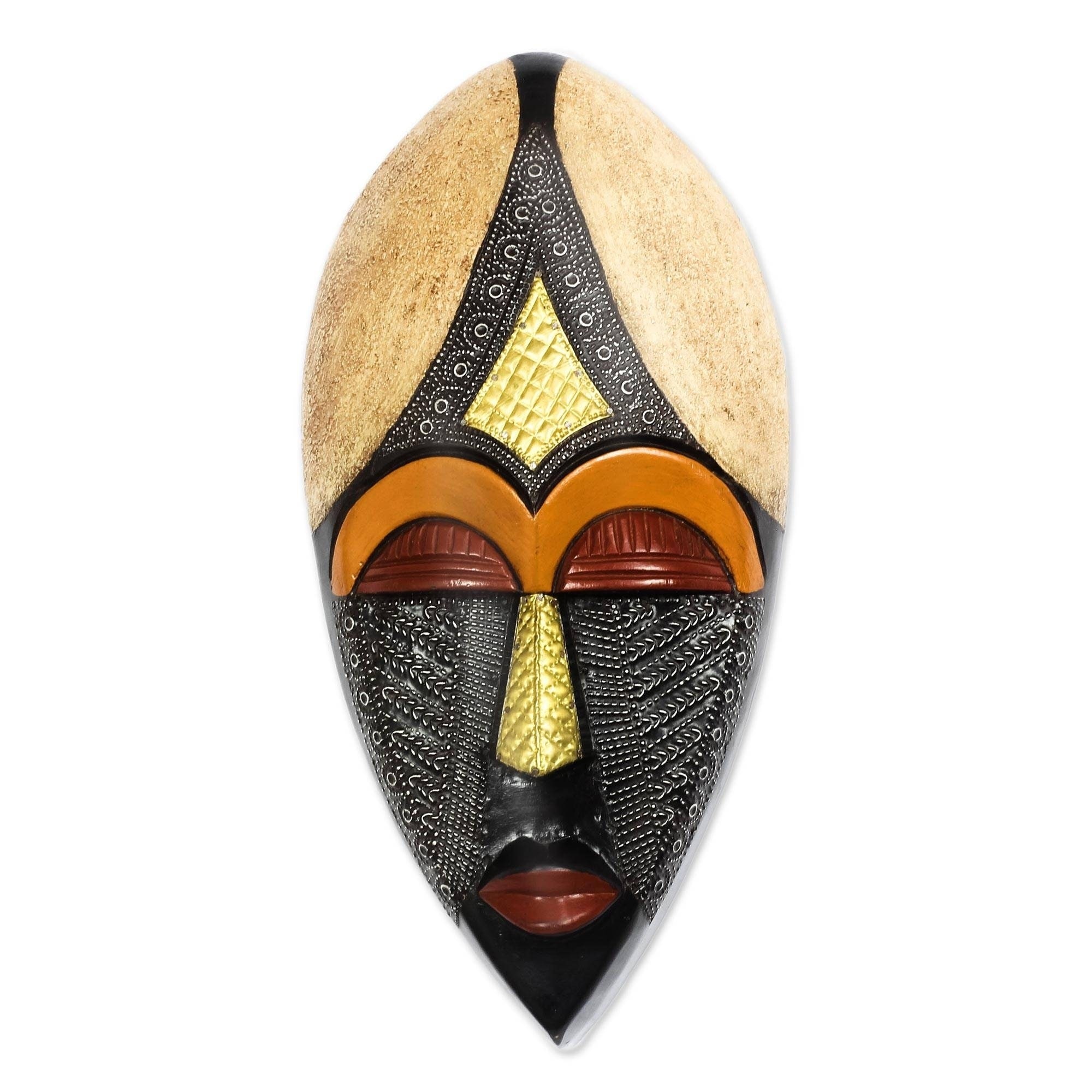 colorful west african masks