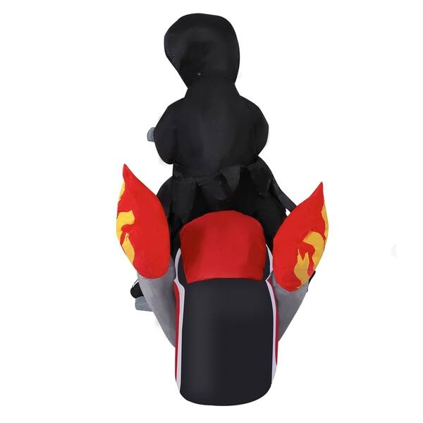 Shop Kinbor 6 Ft Halloween Inflatable Blow Up Skeletons Ghost