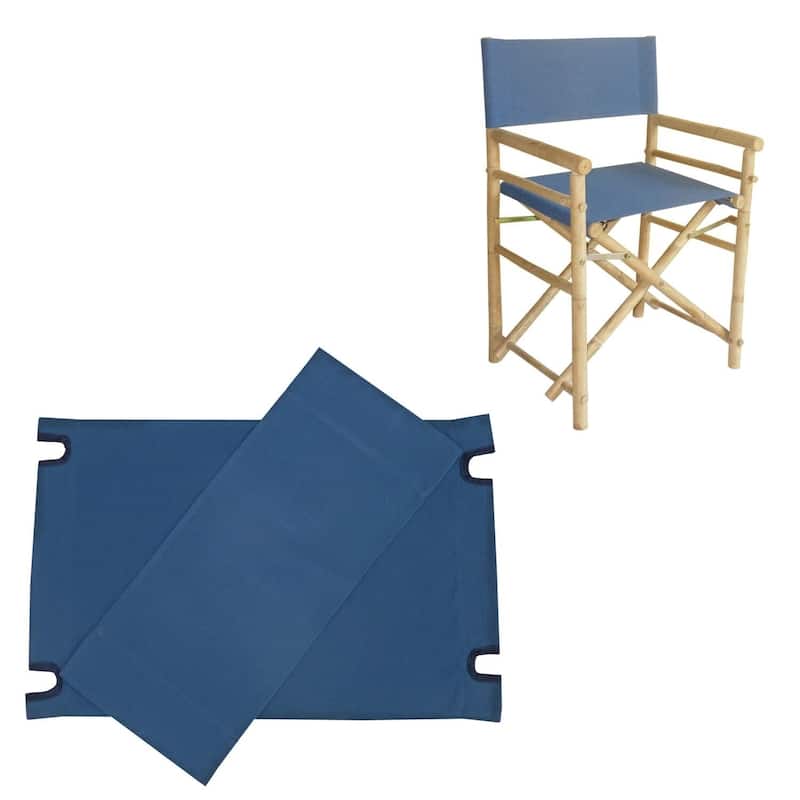 Canvas For Bamboo Director Chair - Set of 2 - Navy