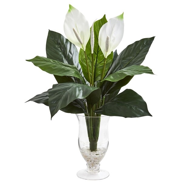 Nearly Natural Green Artificial Spathifyllum Plant in