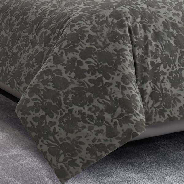 Shop Vera Wang Impressions Grey Duvet Cover Set On Sale