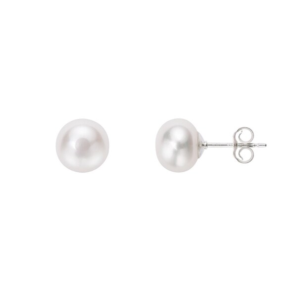 Perfect Gift Sterling Silver 5 Pair Multi Color Freshwater Cultured Pearl Earring Set
