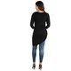 preview thumbnail 3 of 4, 24seven Comfort Apparel Three Quarter Sleeve Maternity Tunic Top