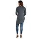 preview thumbnail 6 of 4, 24seven Comfort Apparel Three Quarter Sleeve Maternity Tunic Top