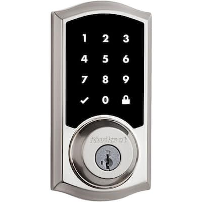 Kwikset 99150-002 SmartCode 915 Deadbolt w/ Smart Key, Satin Nickel