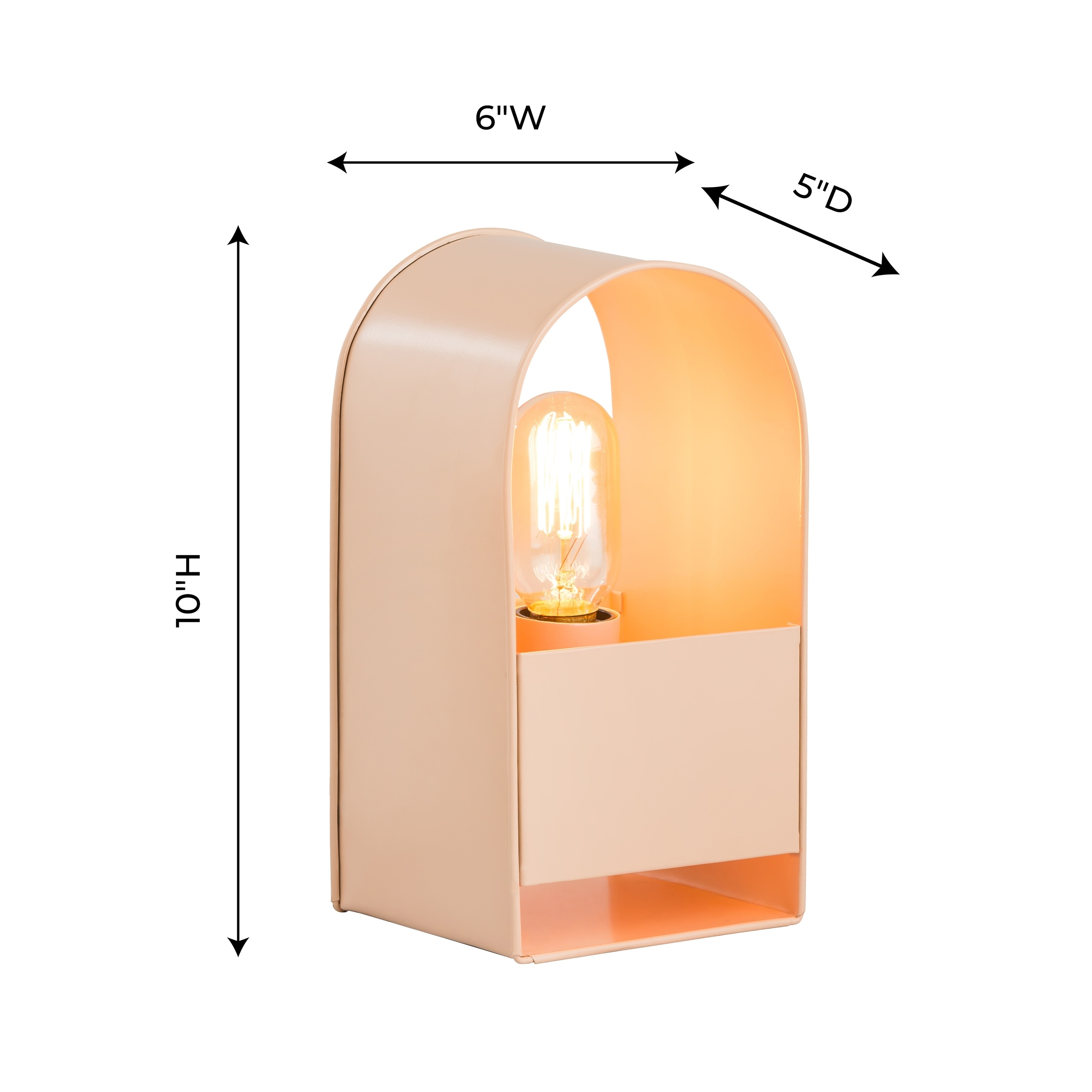 blush table lamp