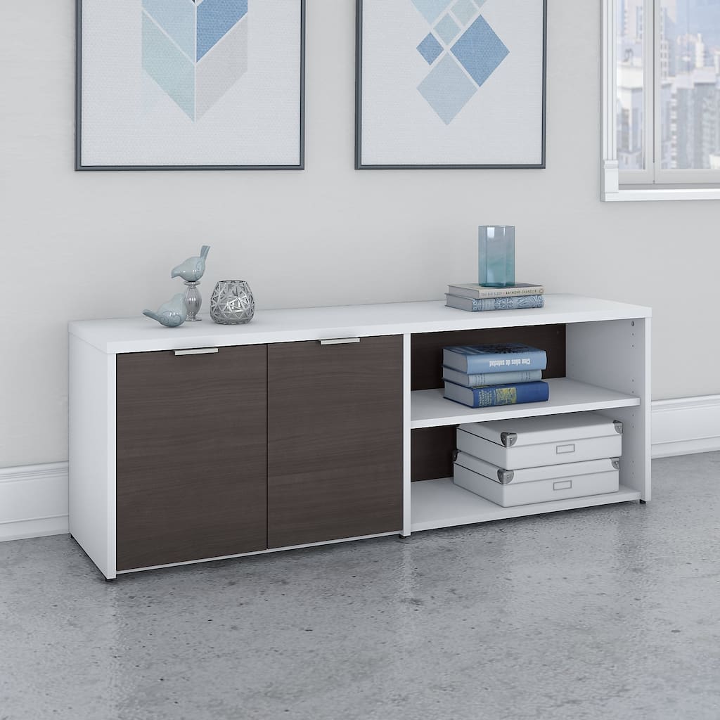 Jamestown Low Storage Cabinet with Shelves by Bush Business Furniture