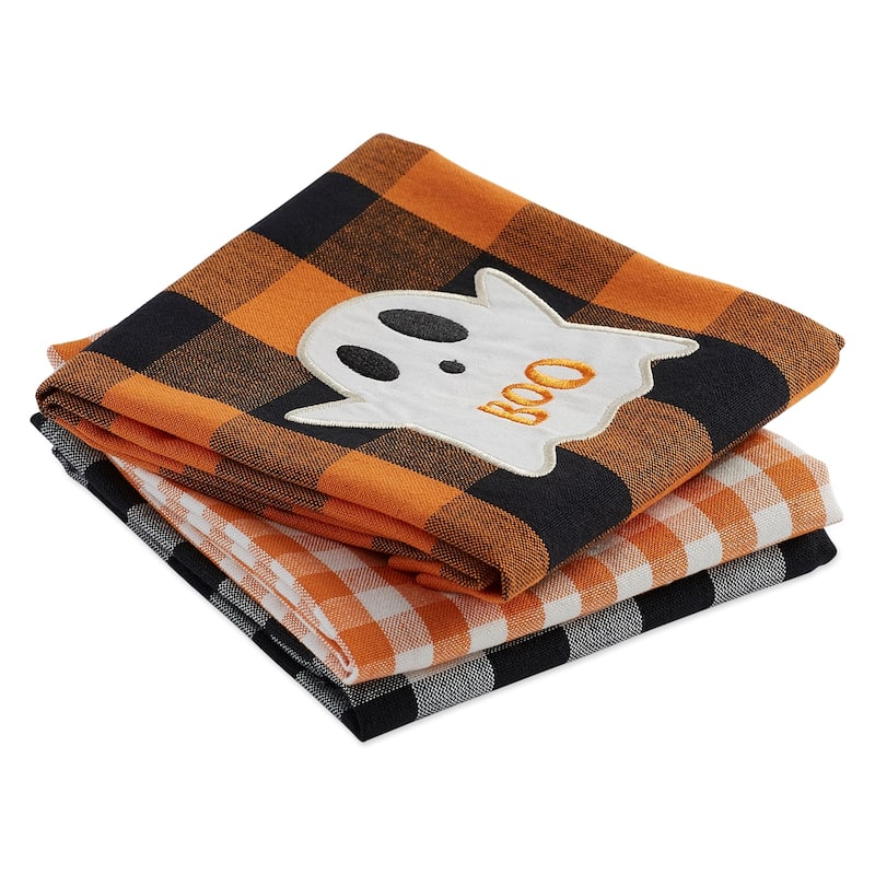 DII Halloween Embellished Dishtowel Set/3