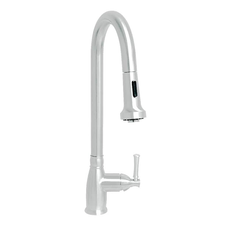 Whitehaus Collection Single-Hole Faucet with Pull Down Spray Head
