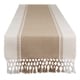 preview thumbnail 39 of 46, Porch & Den Cree Dobby Stripe Table Runner 13x72 - Stone