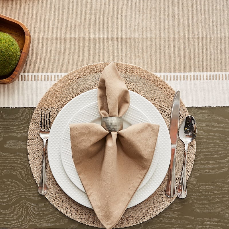 Porch & Den Cree Dobby Stripe Table Runner