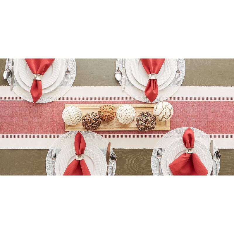 Porch & Den Cree Dobby Stripe Table Runner