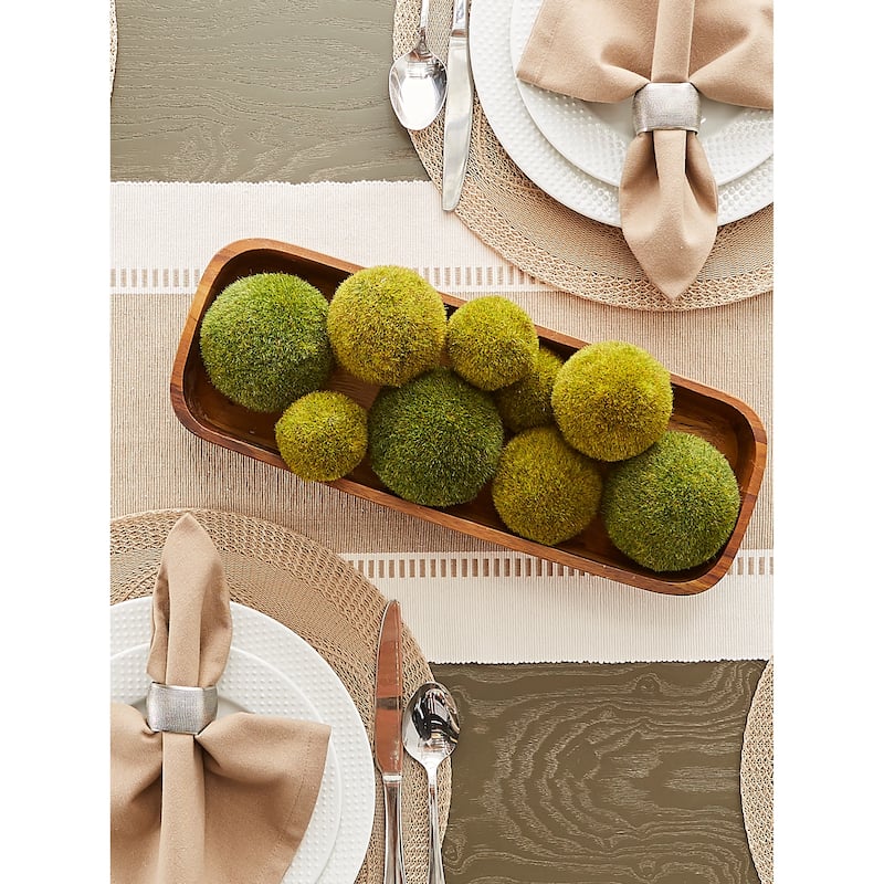 Porch & Den Cree Dobby Stripe Table Runner