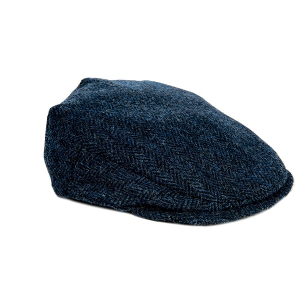 tweed herringbone flat cap