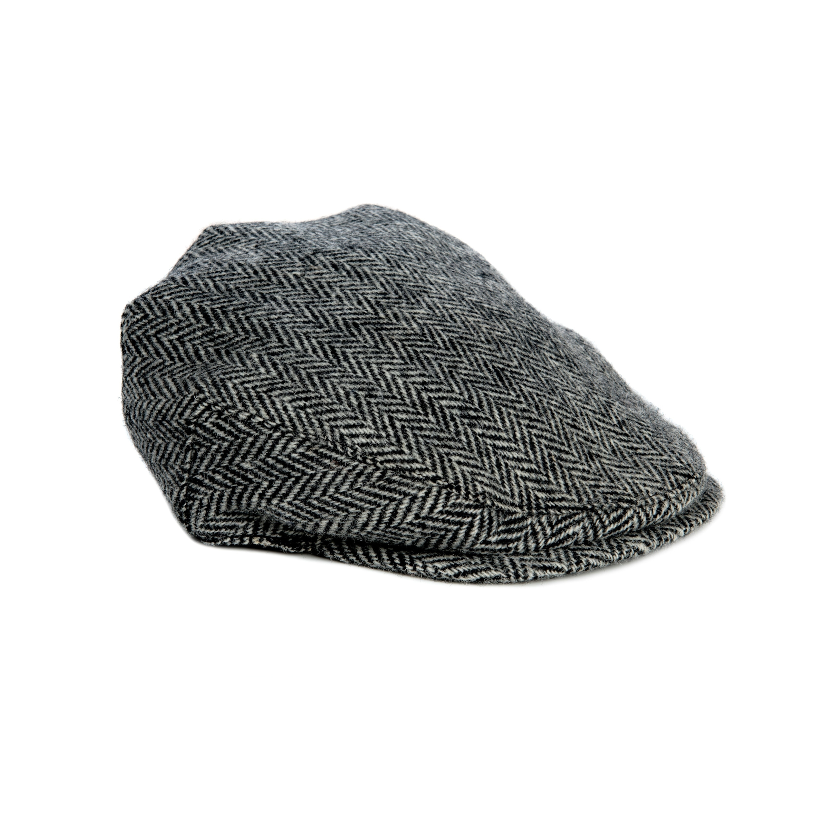 tweed herringbone flat cap