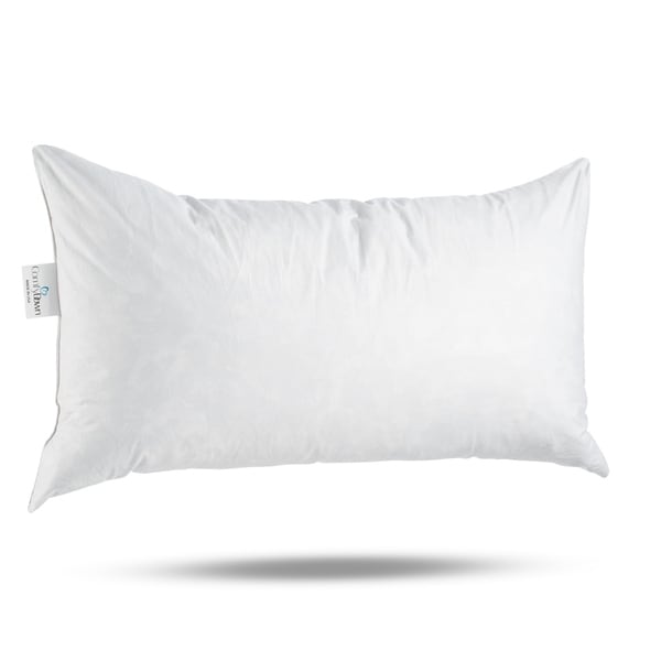 ComfyDown 95% Feather 5% Down, Rectangle Decorative Pillow Insert, Sham Stuffer.. Opens flyout.