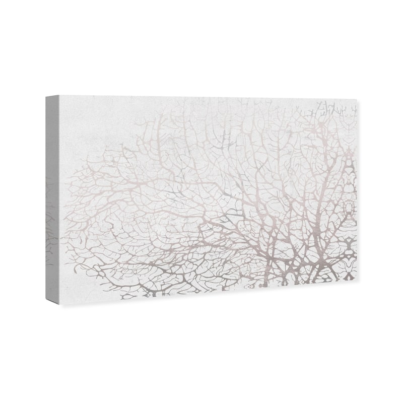 Wynwood Studio 'Seatree Concrete' Nautical and Coastal Wall Art Canvas Print - Gray, White