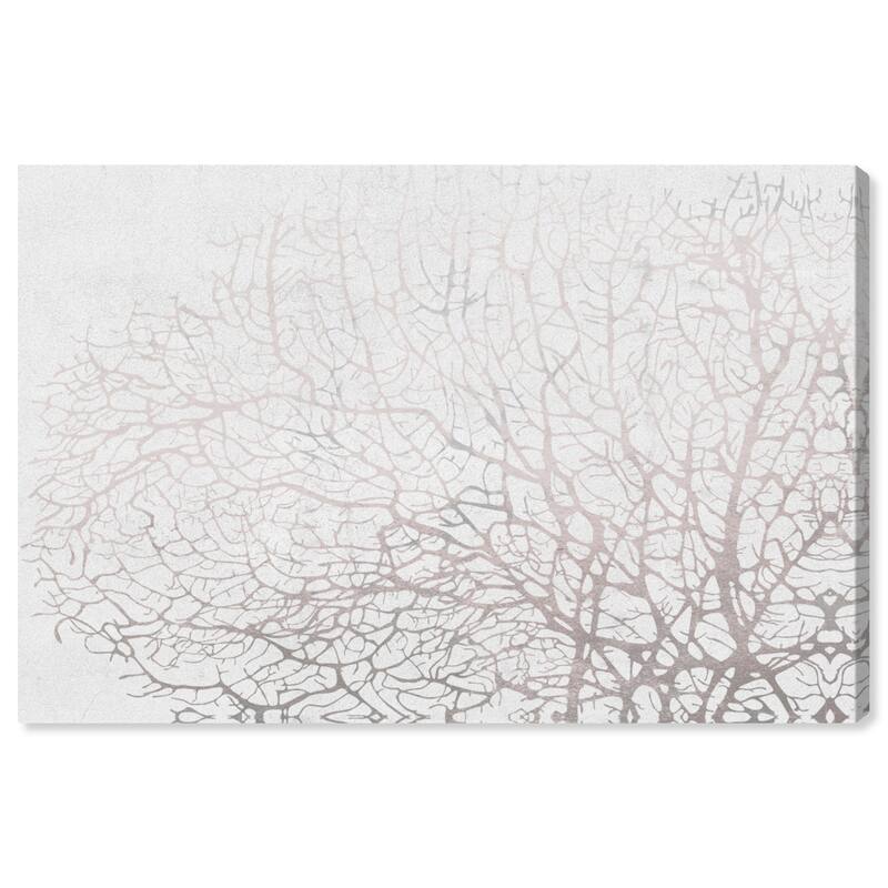 Wynwood Studio 'Seatree Concrete' Nautical and Coastal Wall Art Canvas Print - Gray, White
