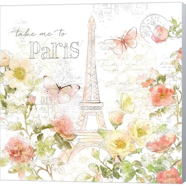 Katie Pertiet 'Painting Paris II' Canvas Art - Bed Bath & Beyond - 29228838