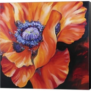 Marcia Baldwin 'Heart Of A Red Poppy' Canvas Art