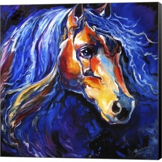Marcia Baldwin 'Friesian Night' Canvas Art