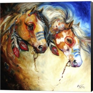 Marcia Baldwin 'Warrior Spirits 2' Canvas Art