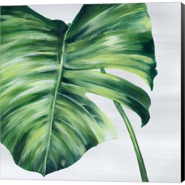 Eva Watts 'Tropical Leaf II' Canvas Art - Overstock - 29229342