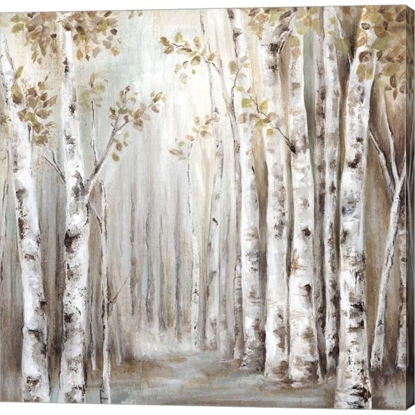 Eva Watts 'Sunset Birch Forest III' Canvas Art - Bed Bath & Beyond