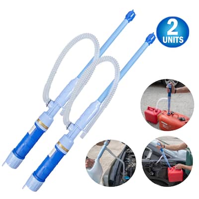2 Turbo Electric Liquid Transfer Siphon Pump Cordless Battery Powered Gas Oil