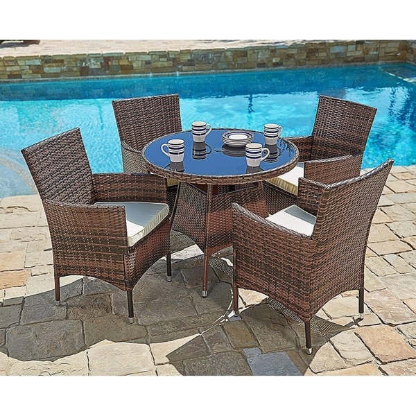 round patio table and chairs for sale