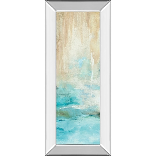 18 in. x 42 in. "Misty View I" By Carol Robinson Mirror Framed Print Wall Art