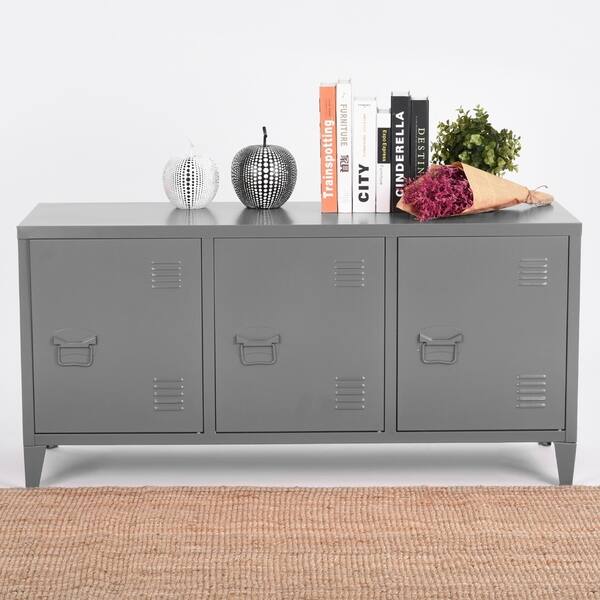 Shop Carbon Loft Guldur Metal Storage Cabinet Tv Stand On Sale