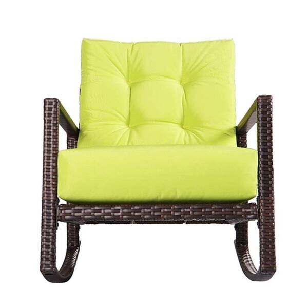 Shop Havenside Home Pheap Outdoor Wicker Rocking Chair Free