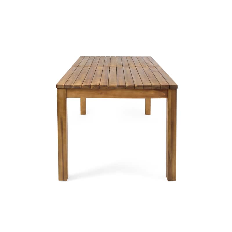 Alondra Outdoor Expandable 6 Seater Acacia Wood Dining Set by Christopher Knight Home