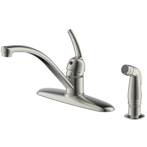 Fontaine Builder's Series 4 Hole Kitchen Faucet with Side Spray