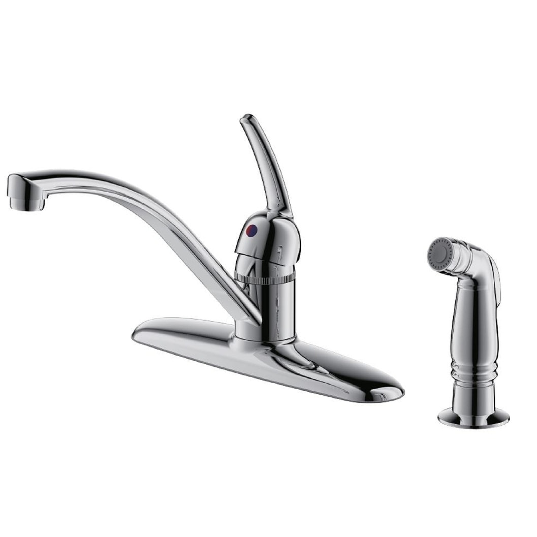 Shop Fontaine Builder S Series 4 Hole Kitchen Faucet With Side