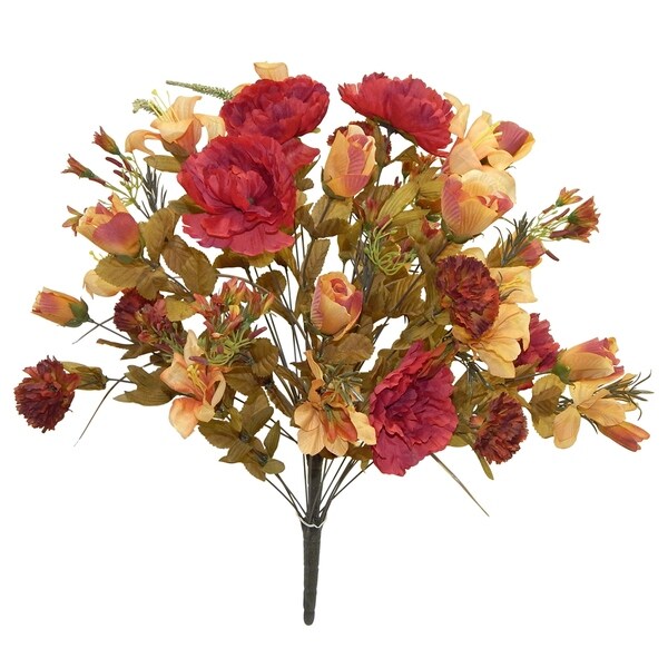 25" tall mixed flower bouquet