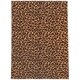 preview thumbnail 7 of 7, LEOPARD PRINT NATURAL Area Rug by Kavka Designs 2'x3' - N/A