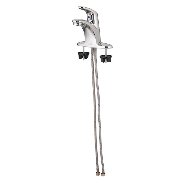 American Standard Colony Pro 1-Handle 0.5 GPM Centerset Bathroom Faucet with Grid Drain in Polished Chrome