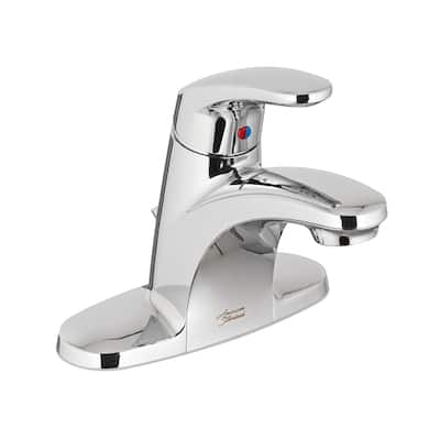 American Standard Colony Pro 1-Handle 0.5 GPM Centerset Bathroom Faucet with Grid Drain in Polished Chrome