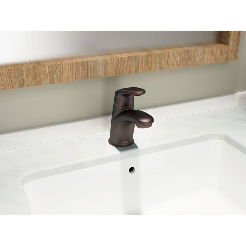 American Standard Colony Pro 1-Handle Single-Hole Bathroom Faucet without Drain/Rod Hole in Legacy Bronze