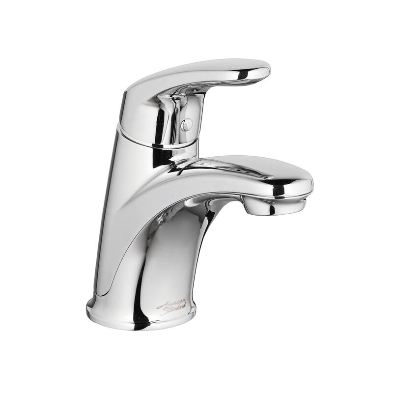 American Standard Colony Pro 1-Handle Single-Hole Bathroom Faucet without Drain/Rod Hole in Legacy Bronze - Polished Chrome