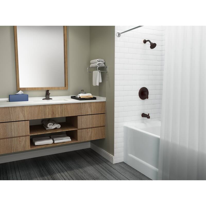 American Standard Colony Pro 1-Handle Centerset Bathroom Faucet without Drain/Rod Hole in Legacy Bronze