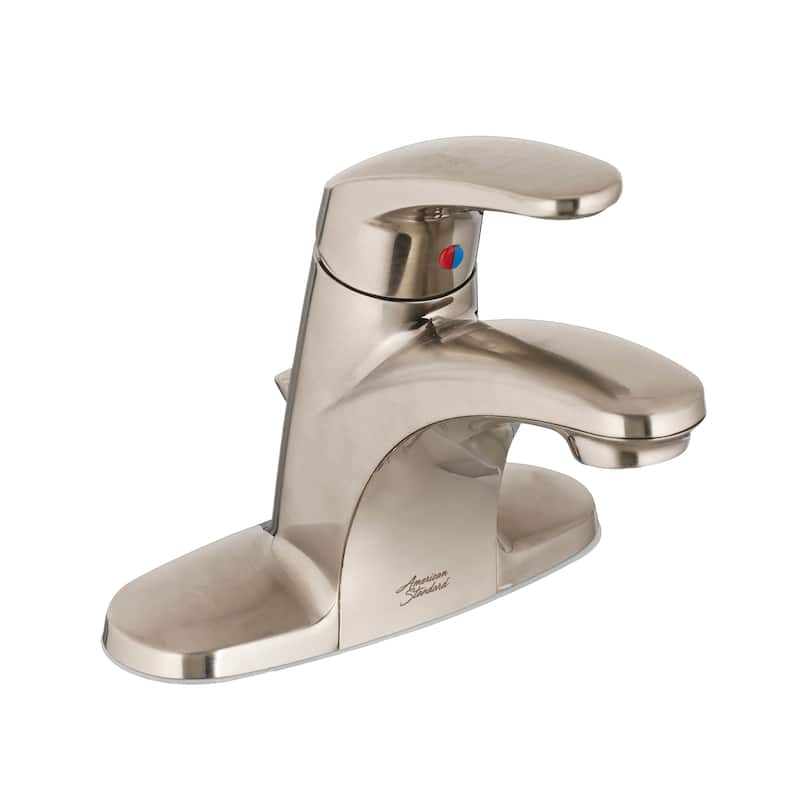 American Standard Colony Pro 1-Handle Centerset Bathroom Faucet without Drain/Rod Hole in Legacy Bronze - Brushed Nickel