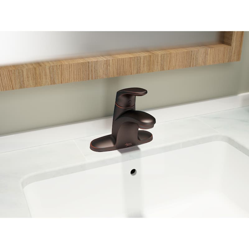 American Standard Colony Pro 1-Handle Centerset Bathroom Faucet without Drain/Rod Hole in Legacy Bronze