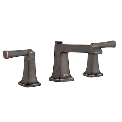 American Standard Townsend Low-Arc Widespread Bathroom Faucet with SC Drain in Legacy Bronze