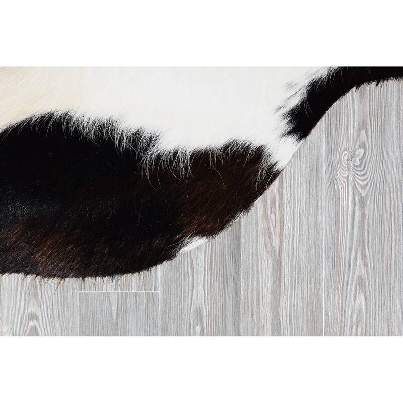 Real Cowhide Rug Salt&Pepper Tricolor - 6' x 7'