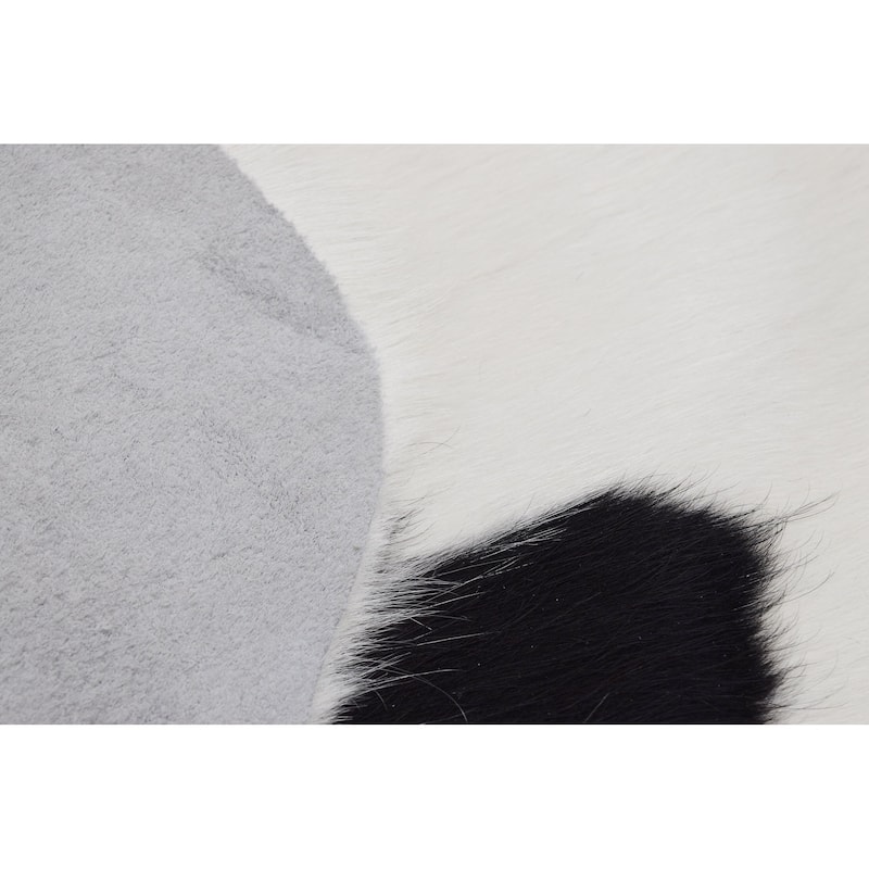 Real Cowhide Rug Salt&Pepper Tricolor - 6' x 7'