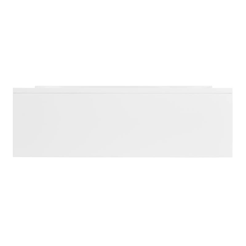 SEI Furniture Modern White Wood Color Changing LED Fireplace